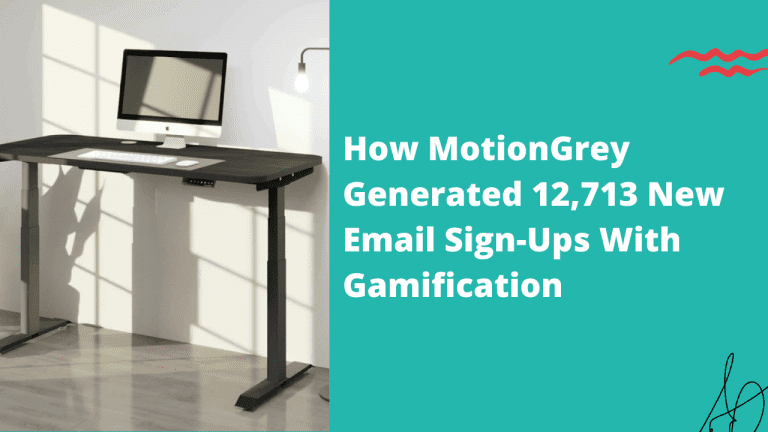 How MotionGrey Generated 12,713 New Email Sign-Ups With Gamification