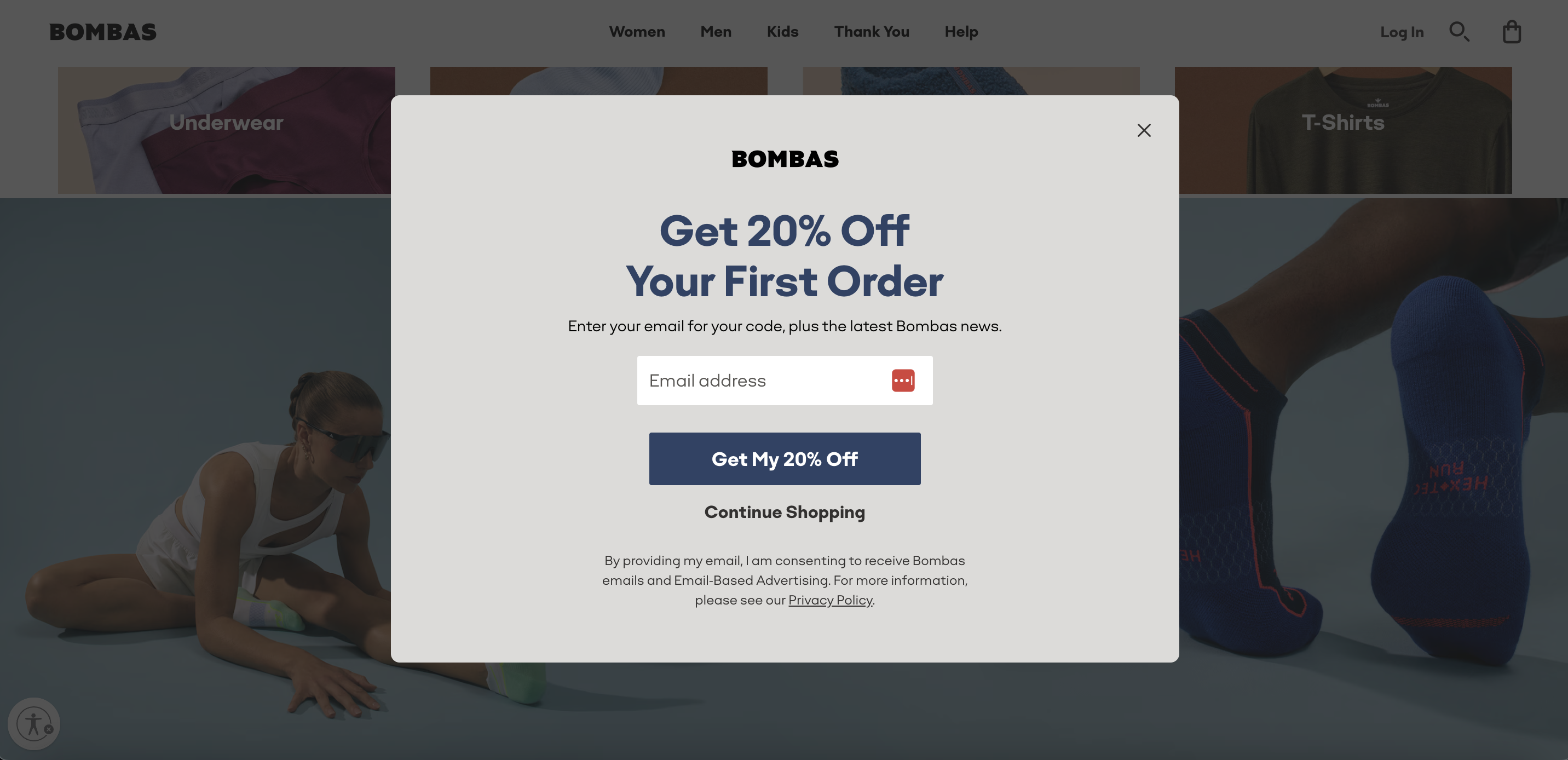 Bombas multi-step popup page 2