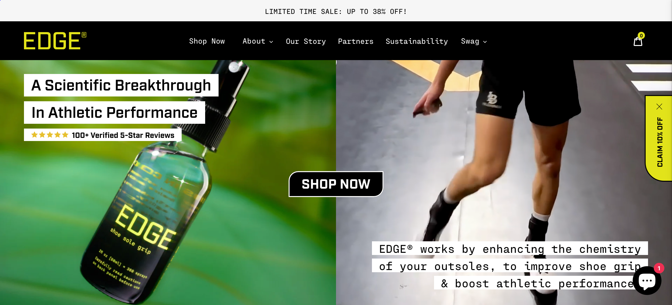 Edge Spray home page