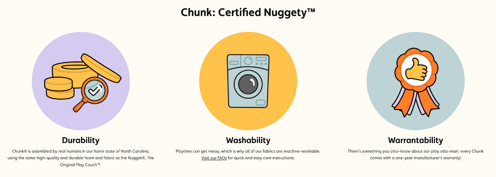 Nugget Comfort is certified