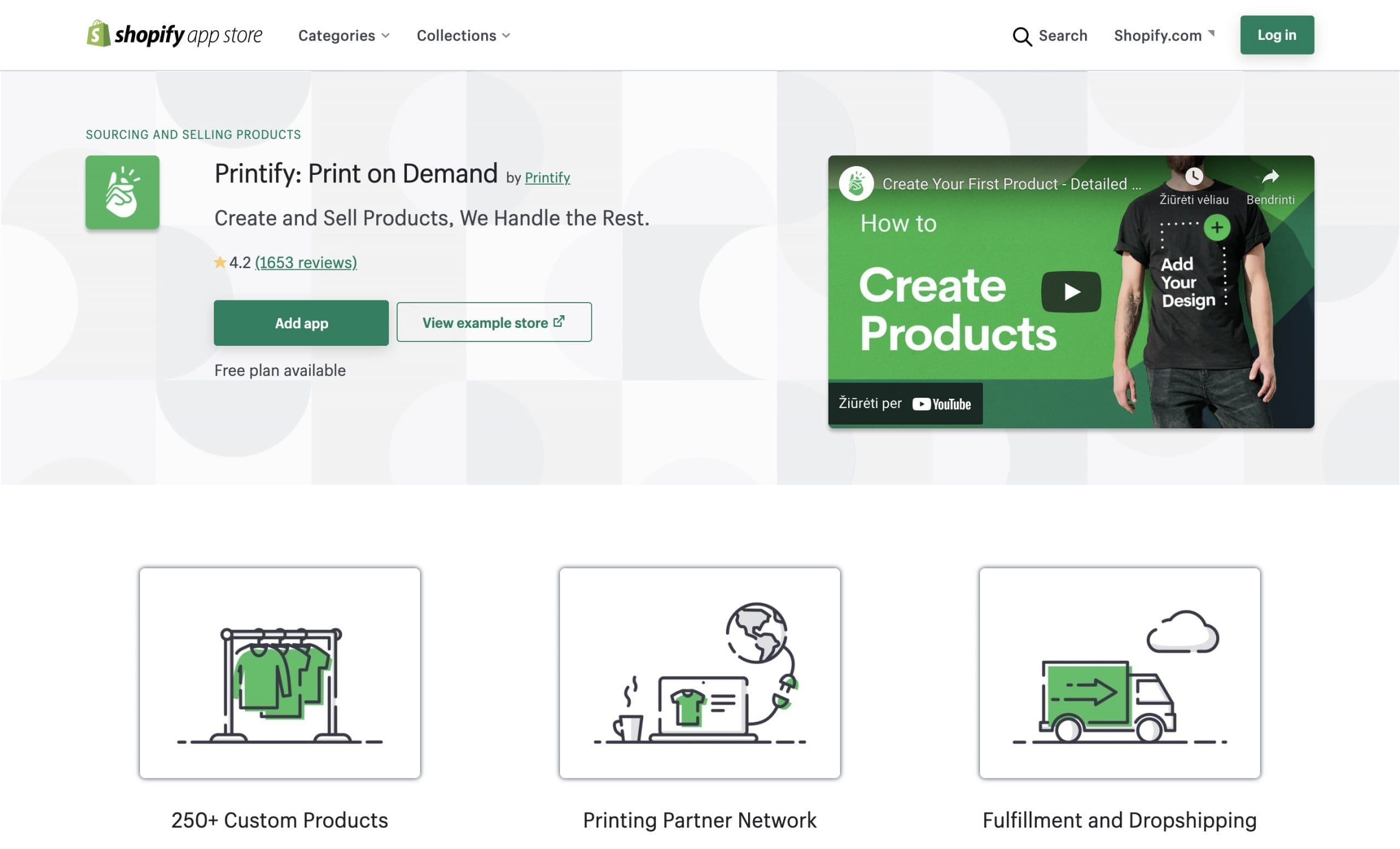 Printify: Choose from more than 250 products and create a merchandise store