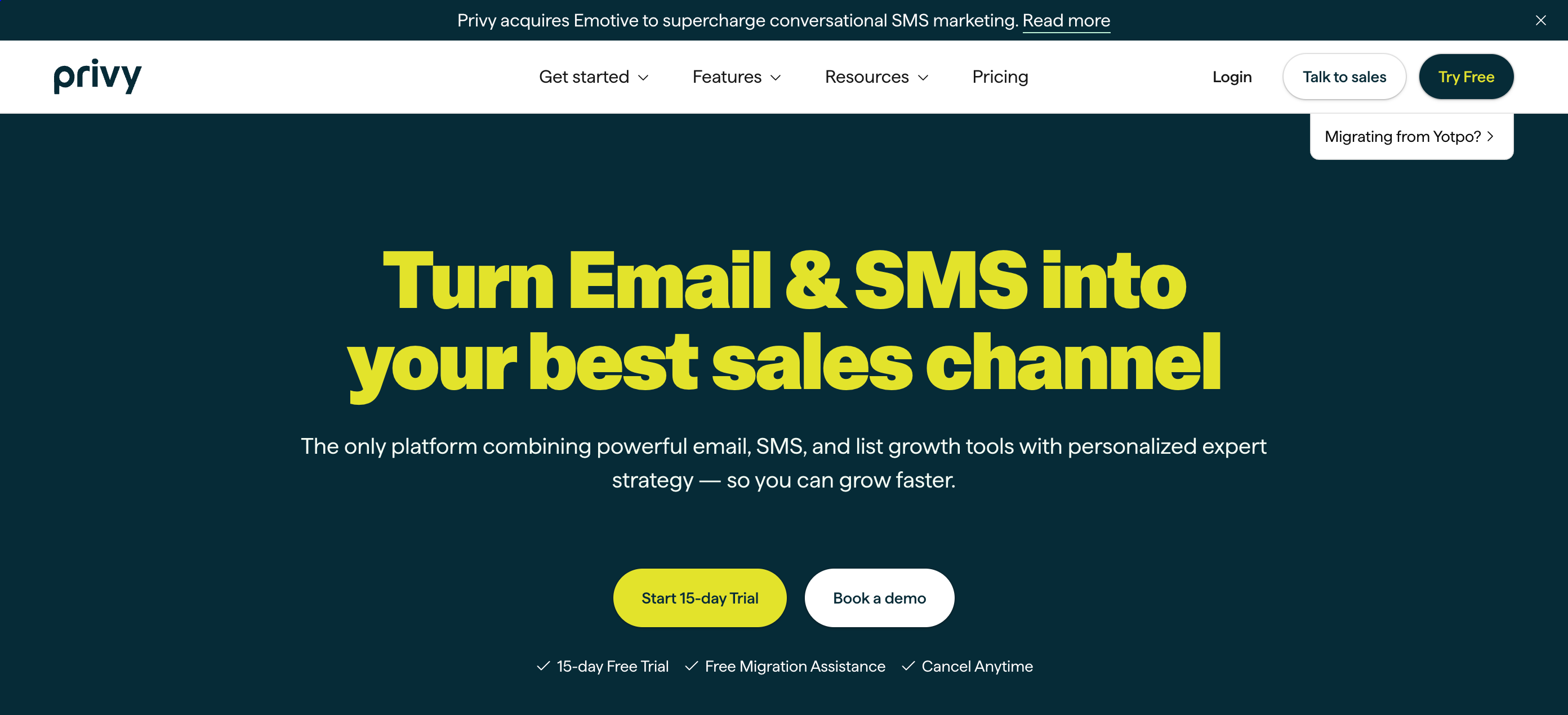 Capture leads with popup plugins like Privy