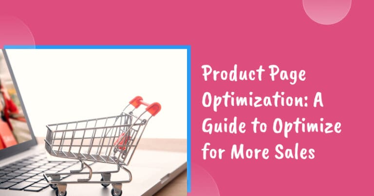 Product page optimization