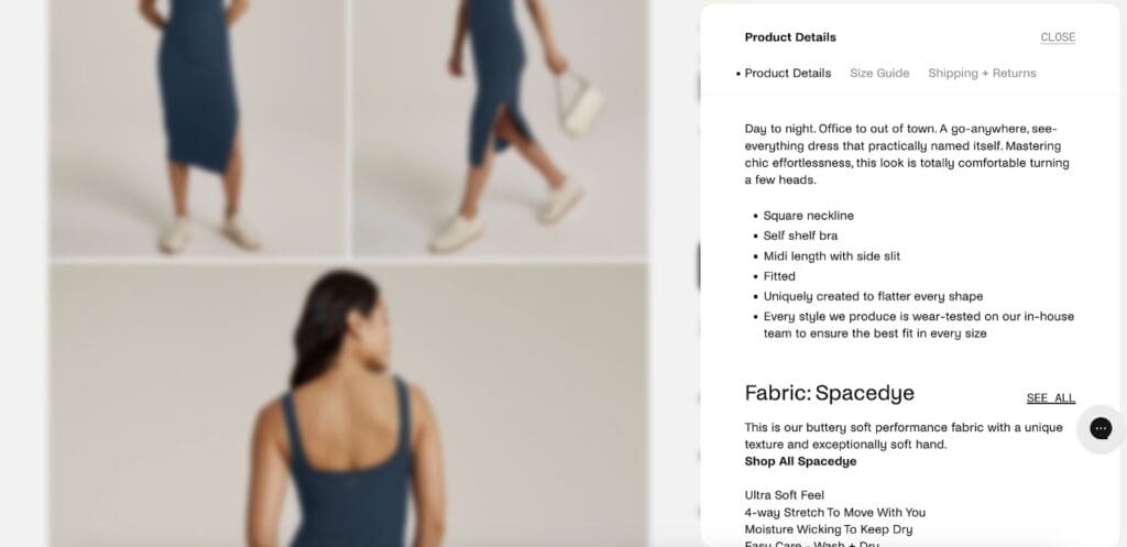 You don’t need to change your body to wear this, you just need to feel good in it.