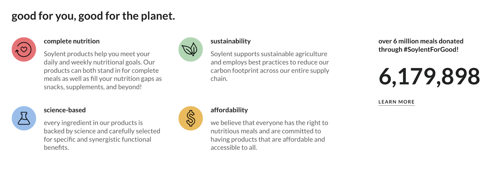 Soylent: good for the planet