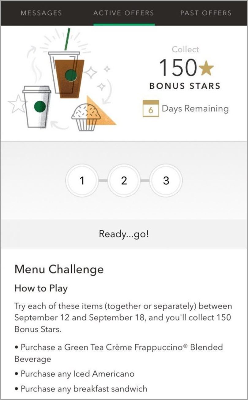 Starbucks loyalty program gamification