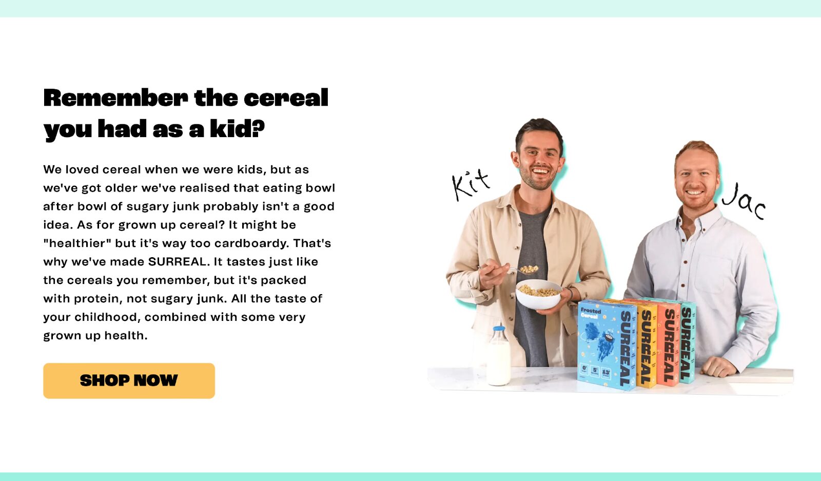 The two founders of Surreal.