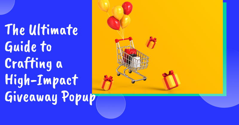 Giveaway popup banner