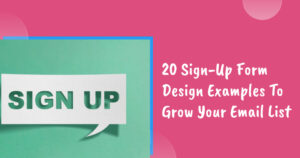 sign up form examples