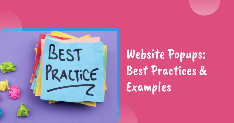 Website popup best practices