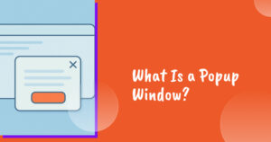 What is a popup window blog cover