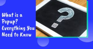 What is a popup banner