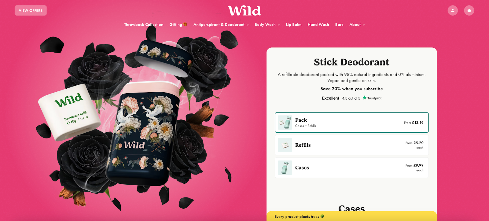 Wild's product page