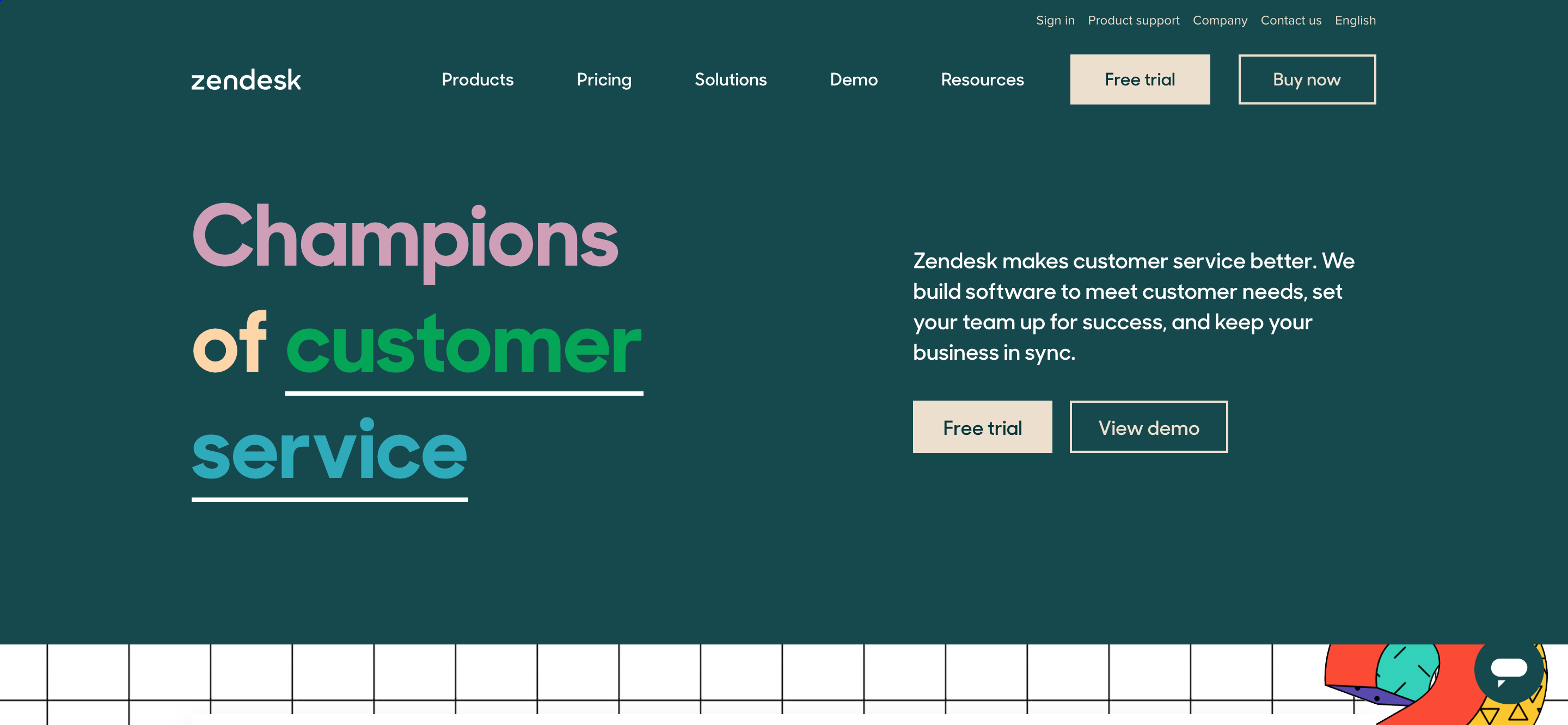 Zendesk customer service platform