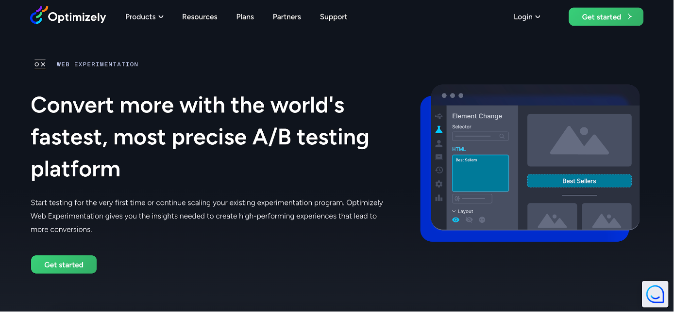 Optimizely A/B testing tools