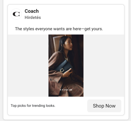 Paid advertisement on Facebook