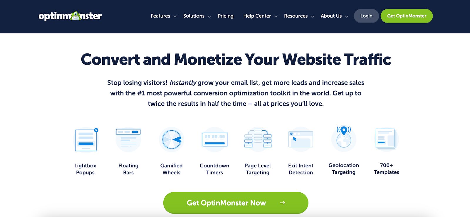 OptinMonster is a powerful popup software with a drag-and-drop builder, offering exit-intent popups and advanced features for lead generation and increasing conversions."