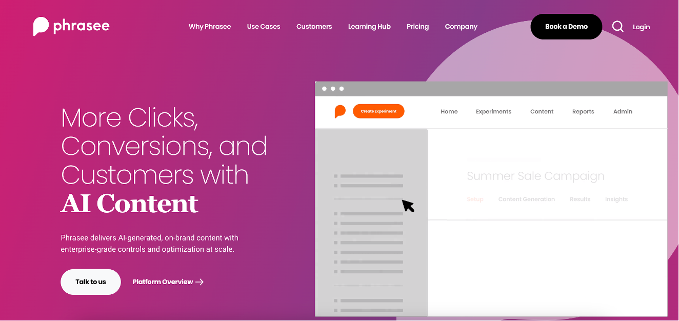 Phrasee marketing tool