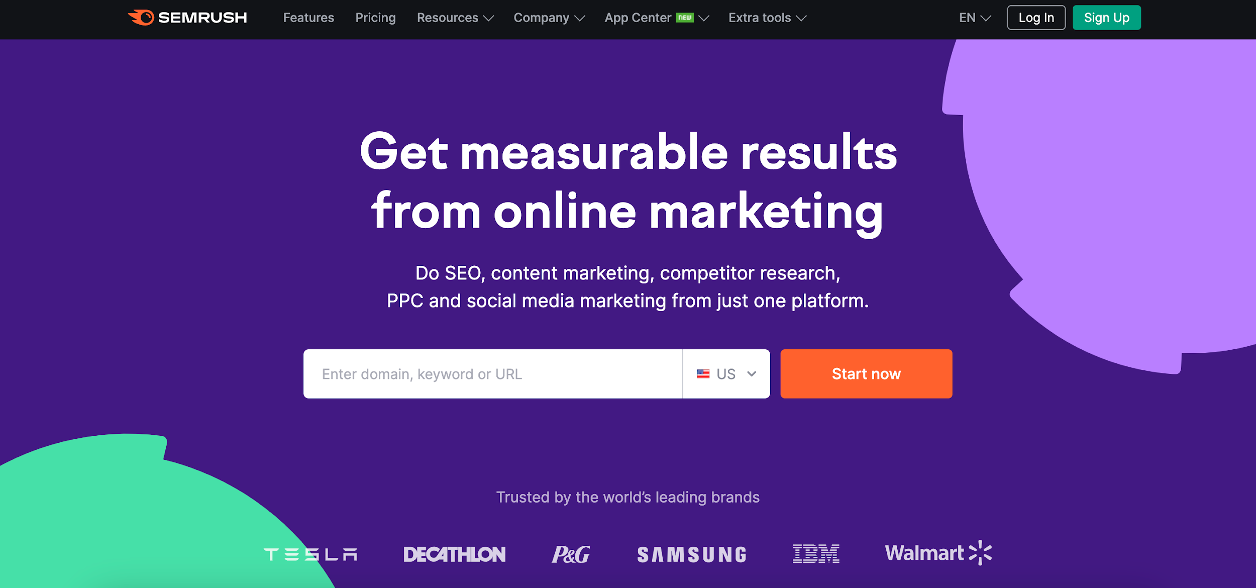 SEMRush AI for SEO tool