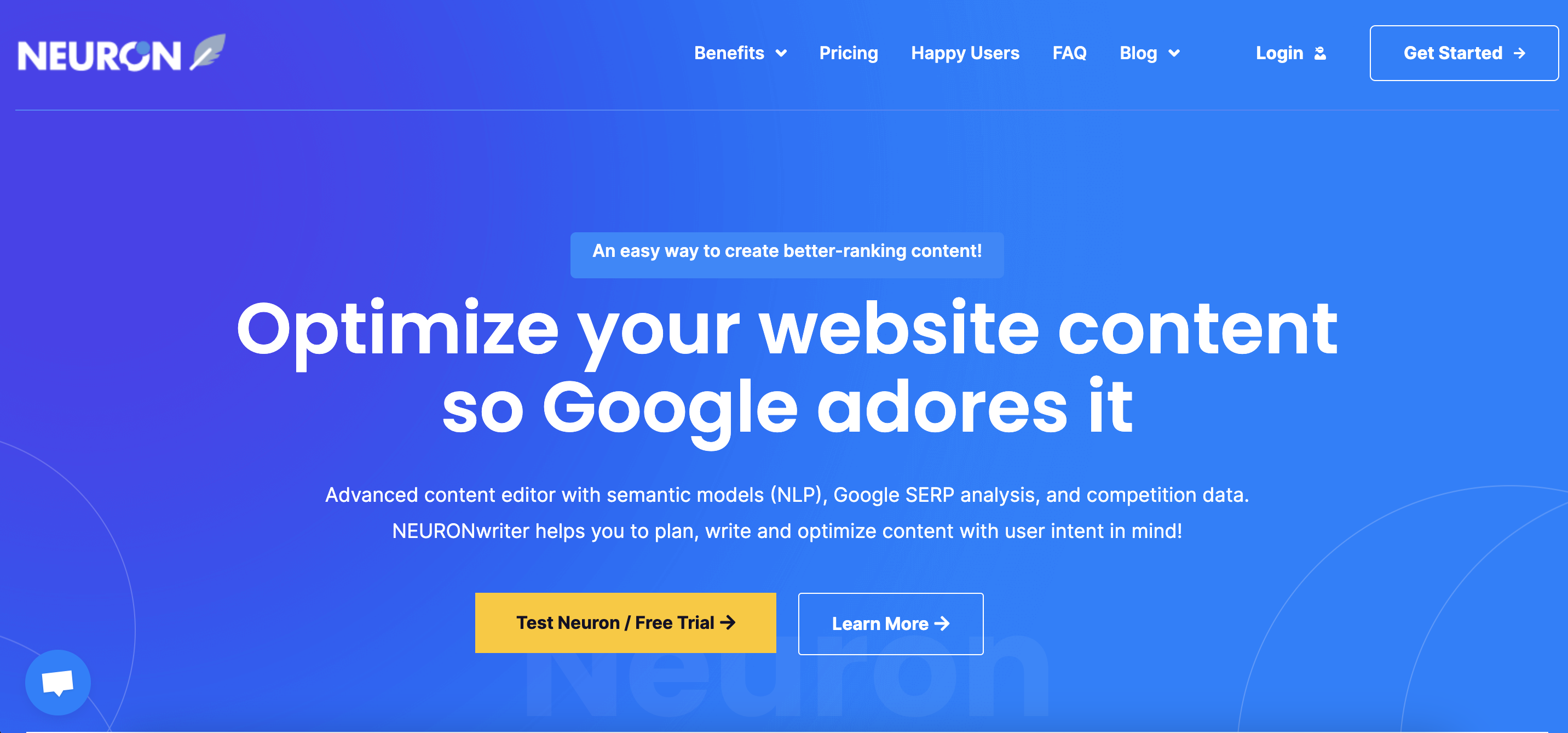 NeuronWriter AI SEO software