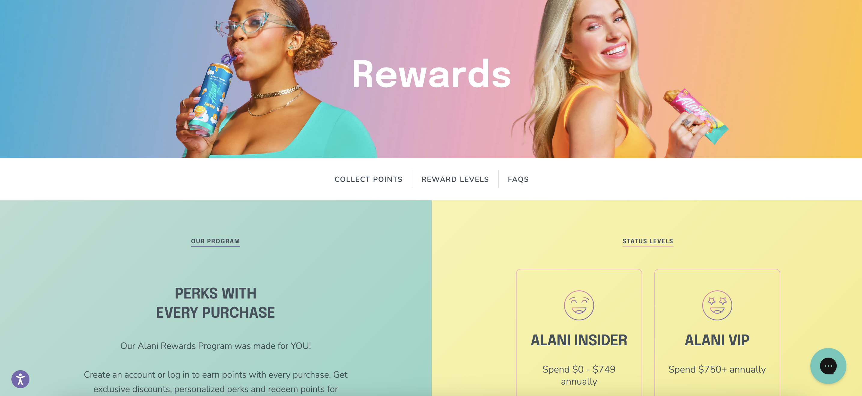 Alani Nu rewards program