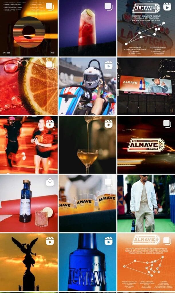 Almave Instagram page