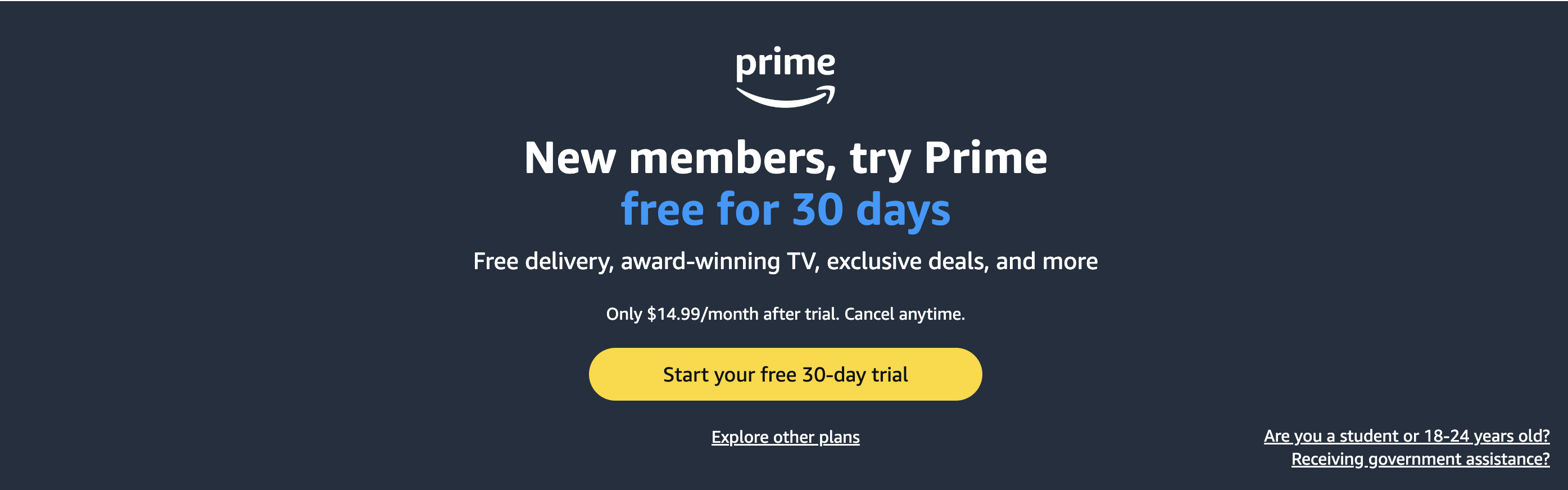 Amazon Prime paid loyalty program