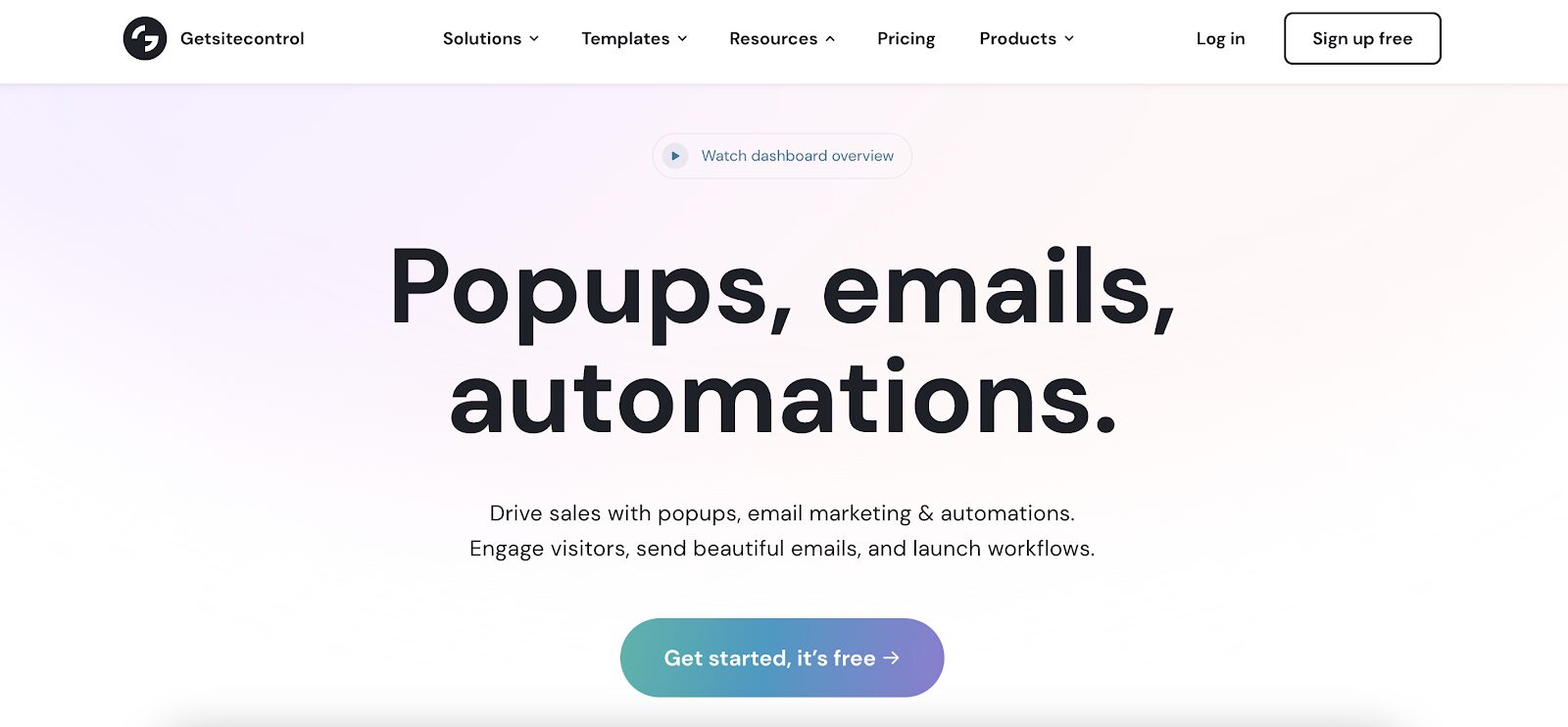 Getsitecontrol is a versatile tool for popups and surveys.