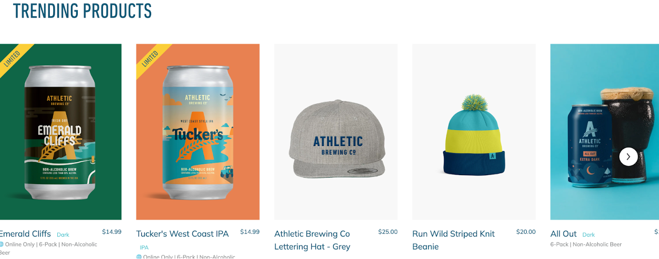 Athletic Brewing product recommendation