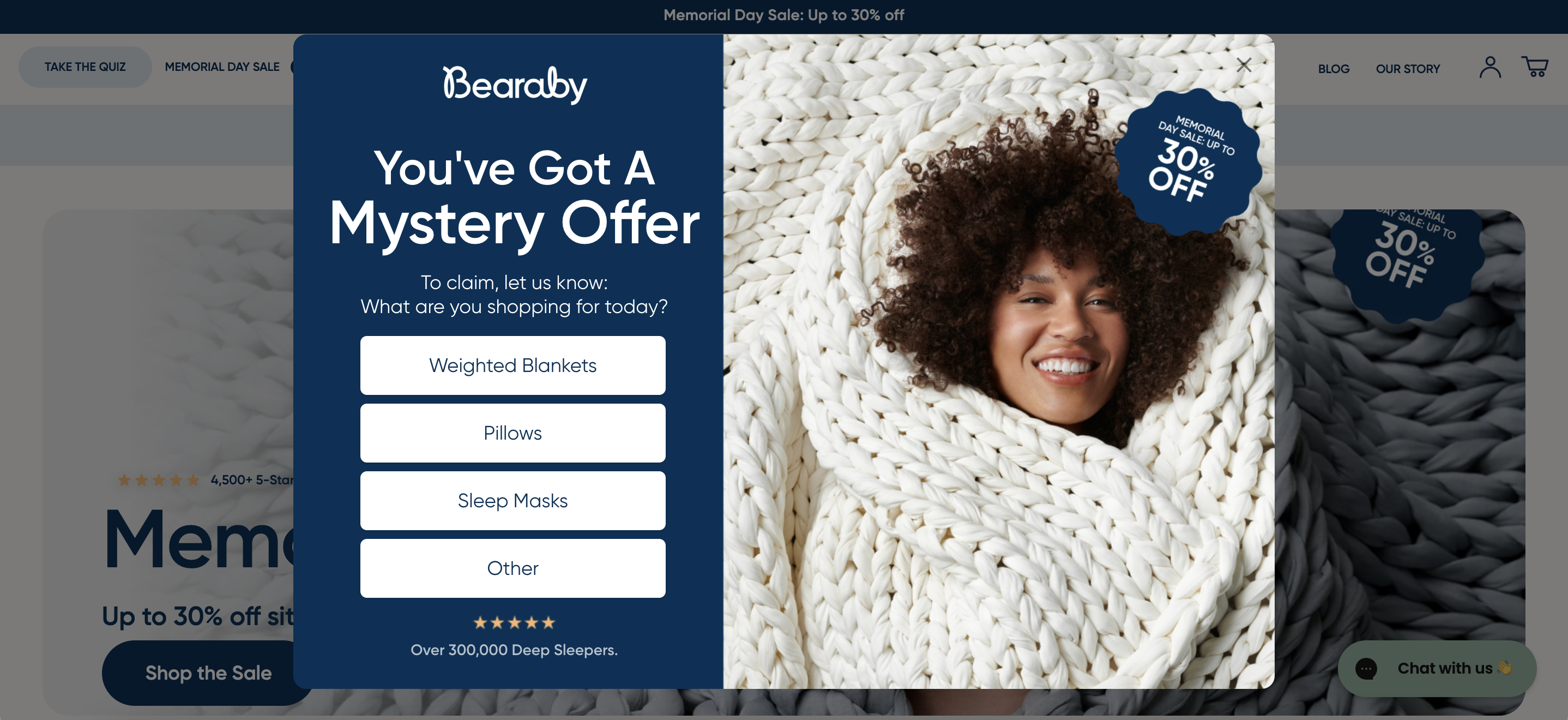 Bearaby increasing the number of leads with mystery offers