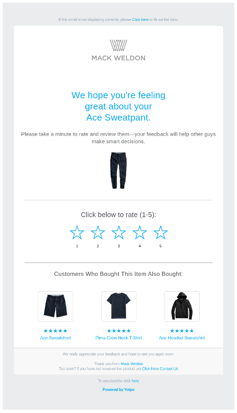 personalized email example