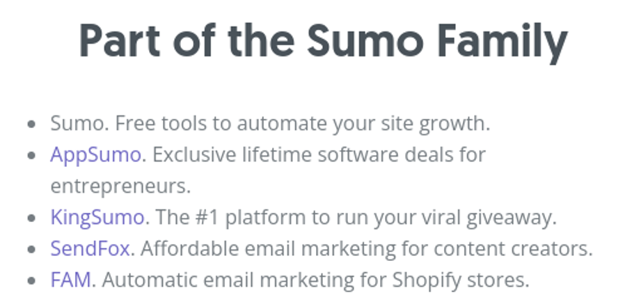 Sumo products