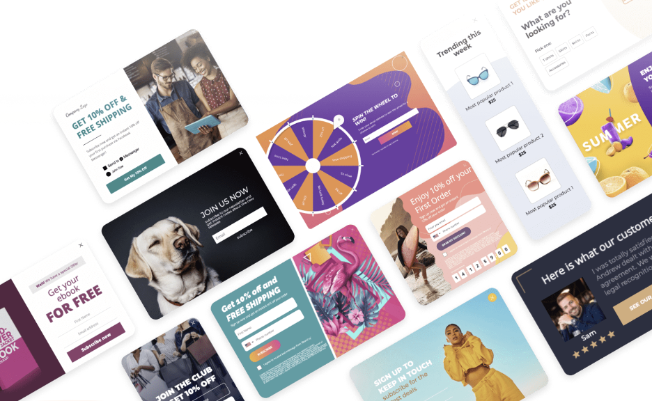 OptiMonk is one of the best Shopify popup apps with 300+ high-converting templates