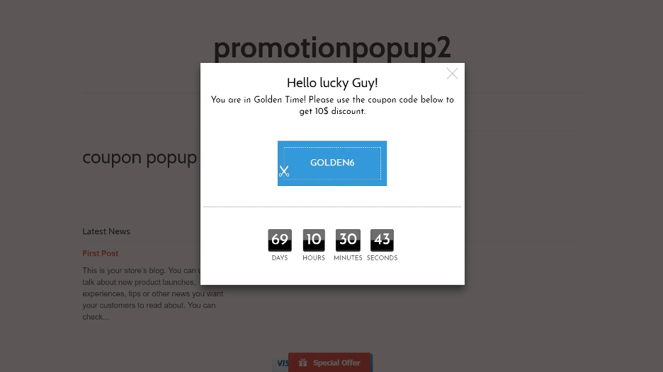 SmartPopup Shopify popup app