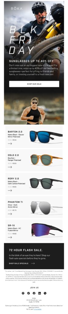 ROKA black friday
