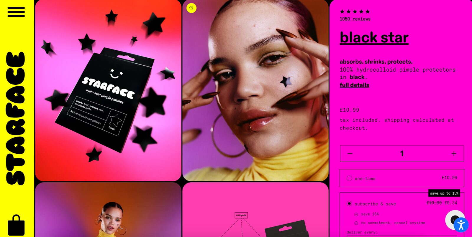 Starface product page