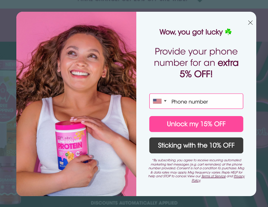 Use multi-step popups to boost conversion rates