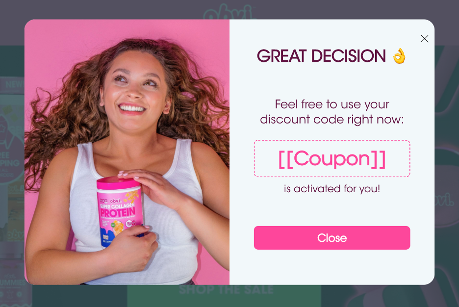 Use multi-step popups to boost conversion rates