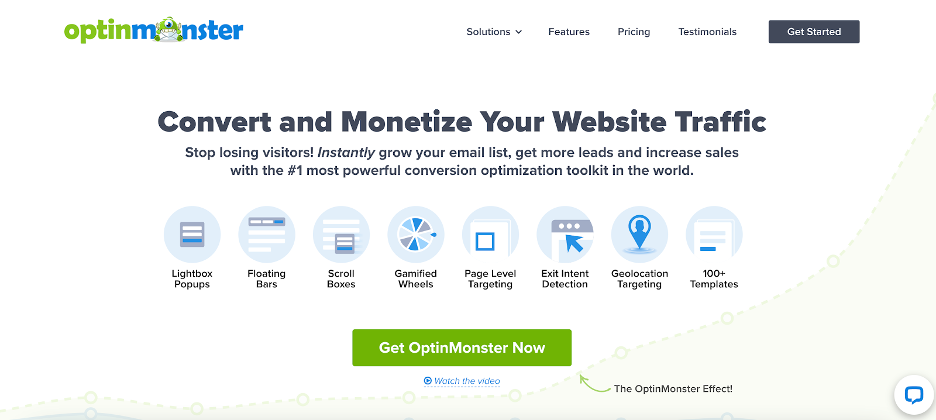 OptinMonster’s shopping cart abandonment popup tool