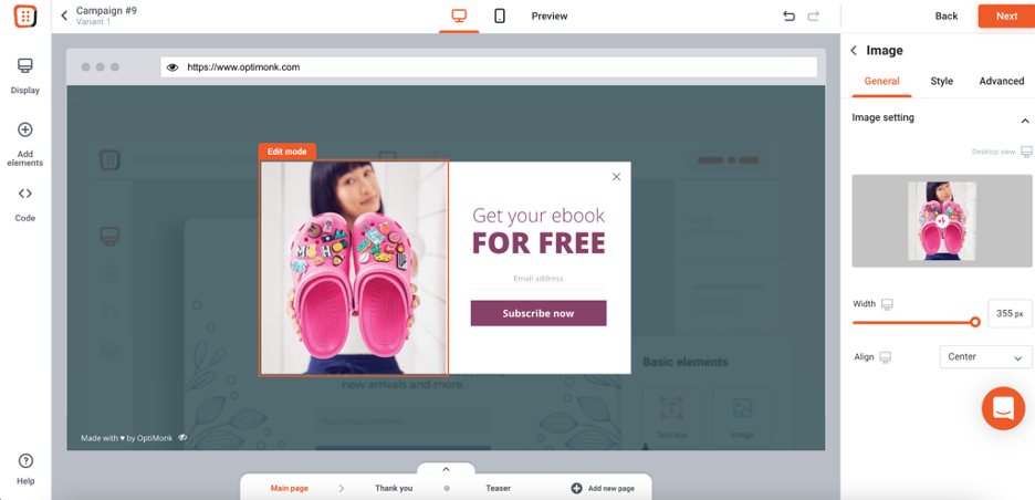 How to Copy the Popups of Top Ecommerce Brands Using OptiMonk copy crocs popup 02 - How to Copy the Popups of Top Ecommerce Brands Using OptiMonk