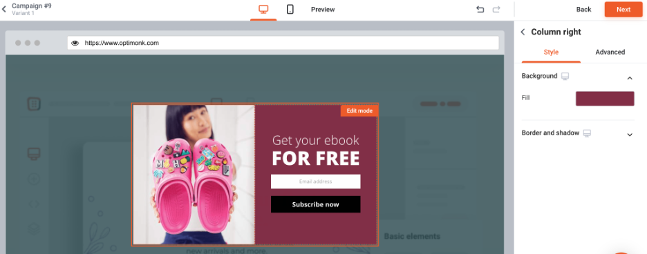 How to Copy the Popups of Top Ecommerce Brands Using OptiMonk copy crocs popup 03 - How to Copy the Popups of Top Ecommerce Brands Using OptiMonk