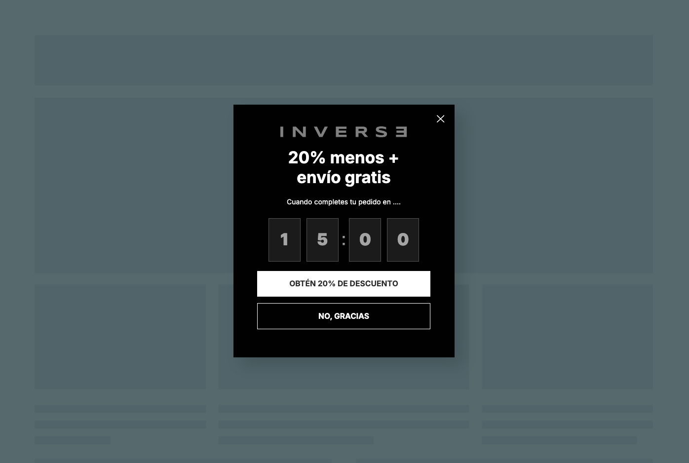 una oferta por tiempo limitado para evitar que los compradores abandonen sus carritos