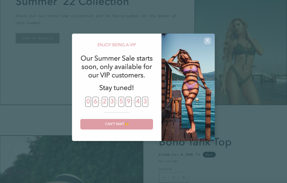 VIP offers are great as a loyalty program, their sales promotion can increase customer spend