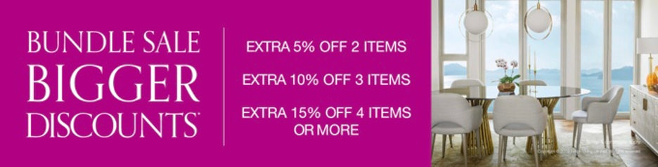 Bundle sale can increase the average order value, so offer a minimum purchase discount.
