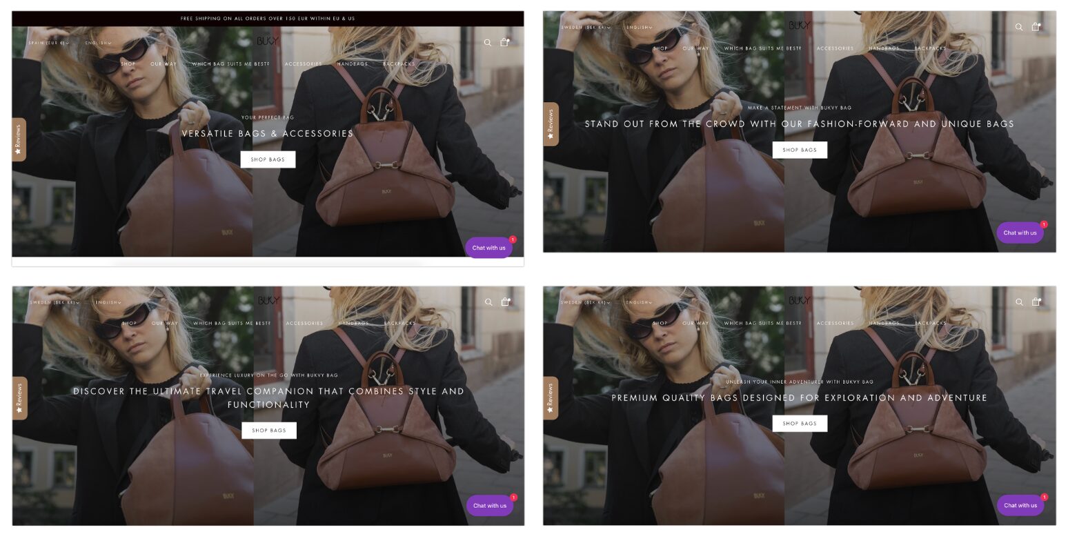 They were able to increase conversion rates by testing multiple headlines.