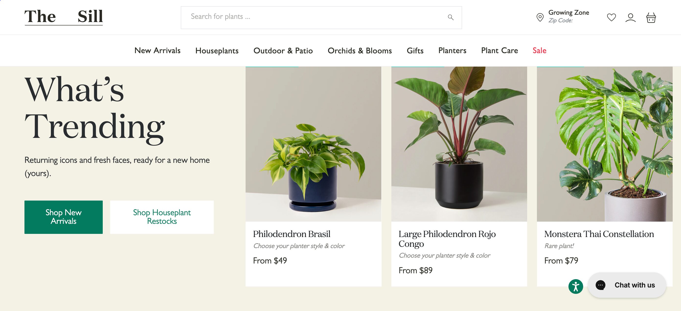 Sill's allows users to explore bestsellers.