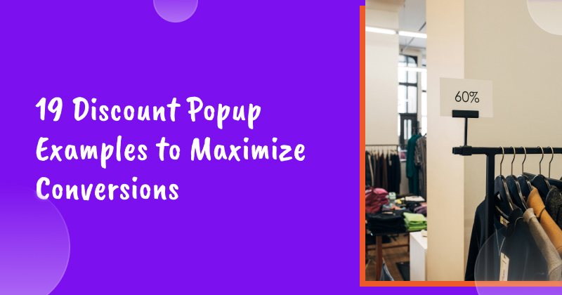 19 Discount Popup Examples to Maximize Conversions
