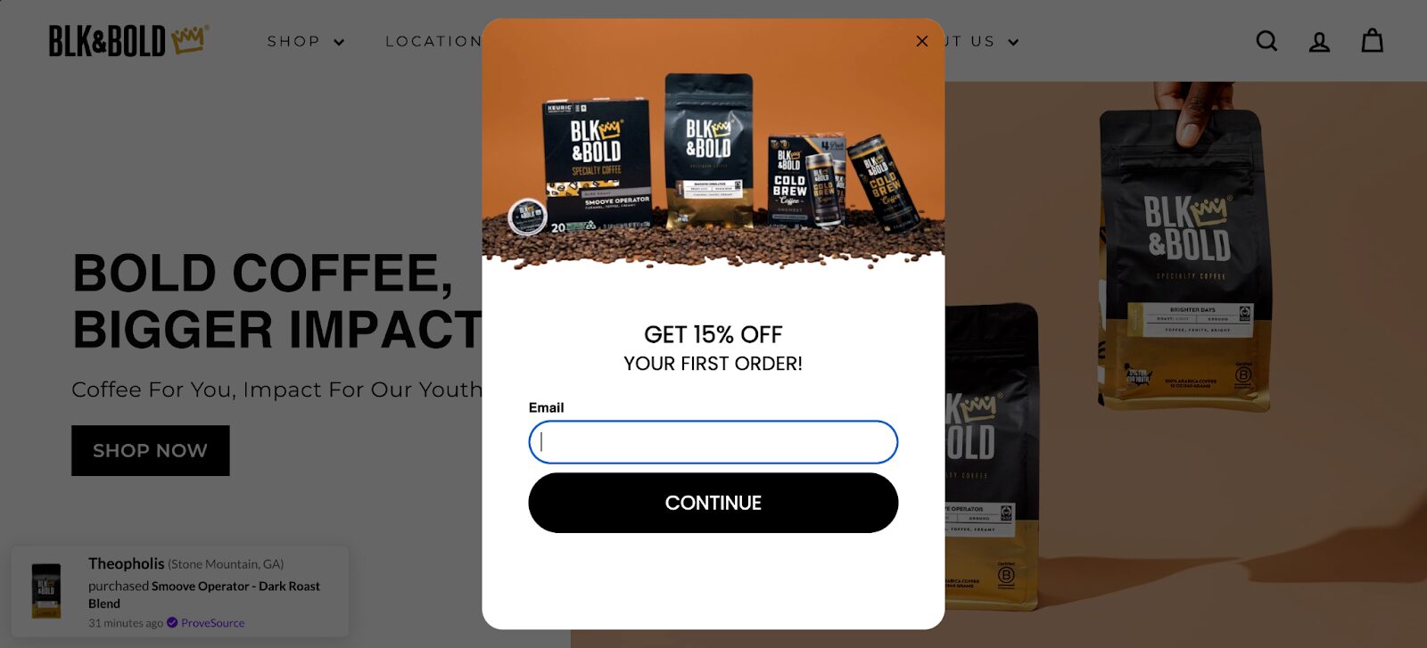 BLK and Bold discount strategy