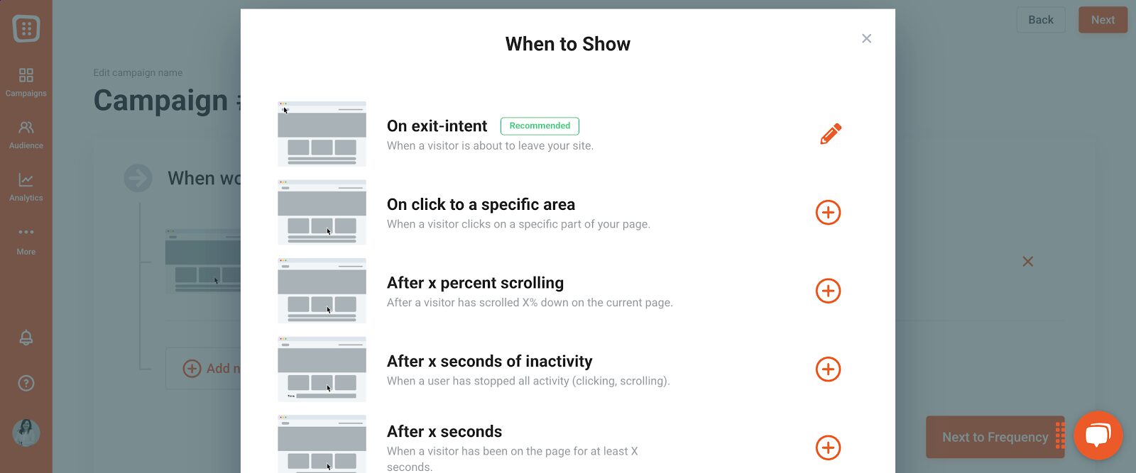 Trigger your popup