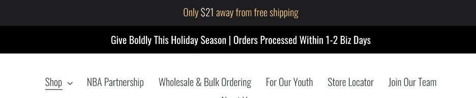 Promote your free shipping